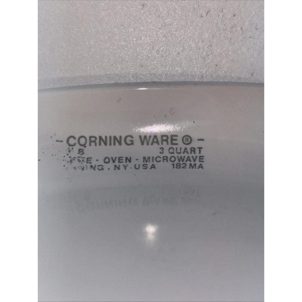 Corning Blue Cornflower 2 Quart Casserole With Pyrex Glass Lid